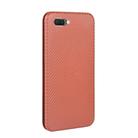 For OPPO A5(AX5) / A3s / A12e Carbon Fiber Texture Horizontal Flip TPU + PC + PU Leather Case with Card Slot(Brown) - 3