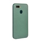 For OPPO A7(AX7) / A5s / AX5s / A12 Carbon Fiber Texture Horizontal Flip TPU + PC + PU Leather Case with Card Slot(Green) - 3