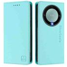 For Honor X40 / X9a / Magic5 Lite RC01 Dual-Folded Magnetic Suction RFID Leather Phone Case(Mint Green) - 2