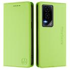 For Honor GT RC01 Dual-Folded Magnetic Suction RFID Leather Phone Case(Grass Green) - 2
