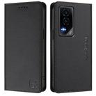 For Honor GT RC01 Dual-Folded Magnetic Suction RFID Leather Phone Case(Black) - 2