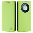For Honor X60 / X9c Smart RC01 Dual-Folded Magnetic Suction RFID Leather Phone Case(Grass Green) - 2