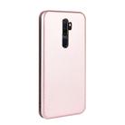 For OPPO A9 (2020) / A11 / A11X / A5 (2020) Carbon Fiber Texture Horizontal Flip TPU + PC + PU Leather Case with Card Slot(Pink) - 3