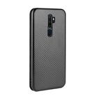 For OPPO A9 (2020) / A11 / A11X / A5 (2020) Carbon Fiber Texture Horizontal Flip TPU + PC + PU Leather Case with Card Slot(Black) - 3