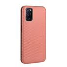 For OPPO A52 / A72 / A92 Carbon Fiber Texture Horizontal Flip TPU + PC + PU Leather Case with Card Slot(Brown) - 3
