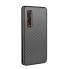 For OPPO Find X2 Pro Carbon Fiber Texture Horizontal Flip TPU + PC + PU Leather Case with Card Slot(Black) - 3