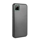 For OPPO Realme C11 Carbon Fiber Texture Horizontal Flip TPU + PC + PU Leather Case with Card Slot(Black) - 3