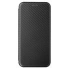 For OPPO Realme C15 Carbon Fiber Texture Horizontal Flip TPU + PC + PU Leather Case with Card Slot(Black) - 2