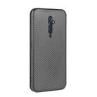 For OPPO Reno2 Z / F Carbon Fiber Texture Horizontal Flip TPU + PC + PU Leather Case with Card Slot(Black) - 3