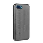 For OPPO Reno A Carbon Fiber Texture Horizontal Flip TPU + PC + PU Leather Case with Card Slot(Black) - 3