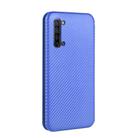 For OPPO Reno3 5G / Find X2 Lite Carbon Fiber Texture Horizontal Flip TPU + PC + PU Leather Case with Card Slot(Blue) - 3