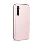 For OPPO Realme 6 Pro Carbon Fiber Texture Horizontal Flip TPU + PC + PU Leather Case with Card Slot(Pink) - 3