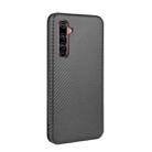 For OPPO Realme X50 Pro / X50 Pro 5G Carbon Fiber Texture Horizontal Flip TPU + PC + PU Leather Case with Card Slot(Black) - 3