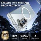 For Samsung Galaxy Z Fold6 lce Folding Series MagSafe Integrated Clear PC Phone Case(Silver) - 3