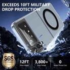 For Samsung Galaxy Z Flip3 5G lce Folding Series MagSafe Integrated Clear PC Phone Case(Black) - 3