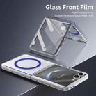 For Samsung Galaxy Z Flip7 5G lce Folding Series MagSafe Integrated Clear PC Phone Case(Royal Blue) - 3