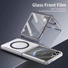 For Samsung Galaxy Z Flip7 5G lce Folding Series MagSafe Integrated Clear PC Phone Case(Black) - 3