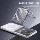 For Samsung Galaxy Z Flip7 5G lce Folding Series MagSafe Integrated Clear PC Phone Case(Silver) - 3