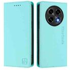 For OPPO A2 Pro 5G / F27 Pro 5G RC01 Dual-Folded Magnetic Suction RFID Leather Phone Case(Mint Green) - 2