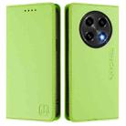 For OPPO A2 Pro 5G / F27 Pro 5G RC01 Dual-Folded Magnetic Suction RFID Leather Phone Case(Grass Green) - 2