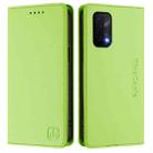 For OPPO A54 5G / A74 5G / A93 5G RC01 Dual-Folded Magnetic Suction RFID Leather Phone Case(Grass Green) - 2