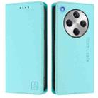 For OPPO Find X8 RC01 Dual-Folded Magnetic Suction RFID Leather Phone Case(Mint Green) - 2