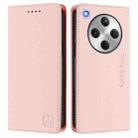 For OPPO Find X8 RC01 Dual-Folded Magnetic Suction RFID Leather Phone Case(Pink) - 2