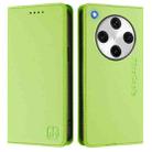 For OPPO Find X8 Pro RC01 Dual-Folded Magnetic Suction RFID Leather Phone Case(Grass Green) - 2