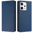 For OPPO Reno14 Pro 5G Global RC01 Dual-Folded Magnetic Suction RFID Leather Phone Case(Dark Blue) - 2