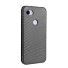 For Google Pixel 3a XL Carbon Fiber Texture Horizontal Flip TPU + PC + PU Leather Case with Card Slot(Black) - 3