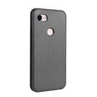 For Google Pixel 3 Carbon Fiber Texture Horizontal Flip TPU + PC + PU Leather Case with Card Slot(Black) - 3