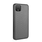 For Google Pixel 4 XL Carbon Fiber Texture Horizontal Flip TPU + PC + PU Leather Case with Card Slot(Black) - 3