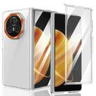 For Honor Magic V3 lce Folding Series Integrated Clear PC Phone Case(Orange) - 1