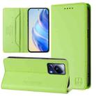 For Xiaomi 13 Lite 5G / Civi 2 RC01 Dual-Folded Magnetic Suction RFID Leather Phone Case(Grass Green) - 1