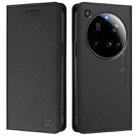 For Xiaomi 15 Ultra RC01 Dual-Folded Magnetic Suction RFID Leather Phone Case(Black) - 2