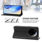 For Xiaomi 15 Ultra RC01 Dual-Folded Magnetic Suction RFID Leather Phone Case(Black) - 3