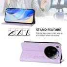 For Xiaomi 15 Ultra RC01 Dual-Folded Magnetic Suction RFID Leather Phone Case(Light Purple) - 3
