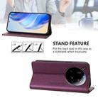 For Xiaomi 15 Ultra RC01 Dual-Folded Magnetic Suction RFID Leather Phone Case(Violet) - 3