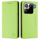 For Xiaomi 15S Pro RC01 Dual-Folded Magnetic Suction RFID Leather Phone Case(Grass Green) - 2