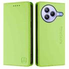 For Xiaomi Civi 5 Pro Curved RC01 Dual-Folded Magnetic Suction RFID Leather Phone Case(Grass Green) - 2