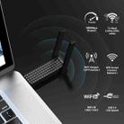 EDUP AX1673 3000Mbps WiFi 6 Dual-Band USB WiFi Adapter Wireless Network Card(Black) - 3