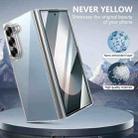 For Samsung Galaxy Z Fold6 lce Folding Series Integrated Clear PC Phone Case(Silver) - 2
