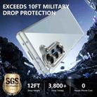 For Samsung Galaxy Z Fold6 lce Folding Series Integrated Clear PC Phone Case(Silver) - 3