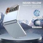 For Samsung Galaxy Z Flip3 5G lce Folding Series Integrated Clear PC Phone Case(Orange) - 2