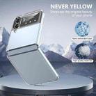 For Samsung Galaxy Z Flip3 5G lce Folding Series Integrated Clear PC Phone Case(Black) - 2