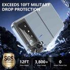 For Samsung Galaxy Z Flip3 5G lce Folding Series Integrated Clear PC Phone Case(Black) - 3