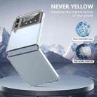 For Samsung Galaxy Z Flip3 5G lce Folding Series Integrated Clear PC Phone Case(Silver) - 2