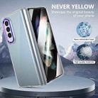 For Samsung Galaxy Z Fold3 5G lce Folding Series Integrated Clear PC Phone Case(Purple) - 2