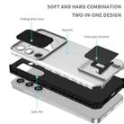 For Samsung Galaxy S24 FE 5G Stereoscopic Holder Sliding Camshield Phone Case(White) - 3