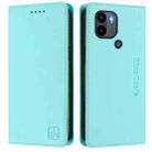 For Redmi A1+ 4G / Xiaomi Poco C50 4G RC01 Dual-Folded Magnetic Suction RFID Leather Phone Case(Mint Green) - 2